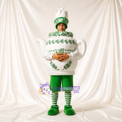 Teapot Mascot Costume Full Body for Adults Stage Events