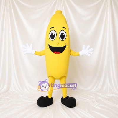 Banana Mascot Costume Full Body for Adults School Events