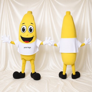 Banana Mascot Costume Full Body for Adults School Events