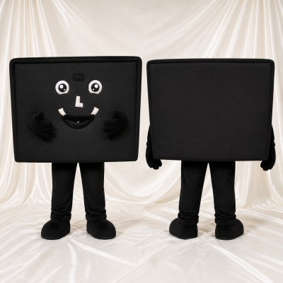 Square Character Mascot Costume Full Body for Adults Trade Shows