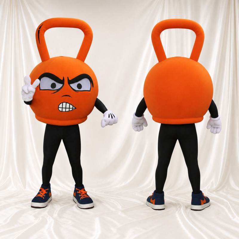 Kettlebell Costume de mascotte intégral pour adultes Événements sportifs