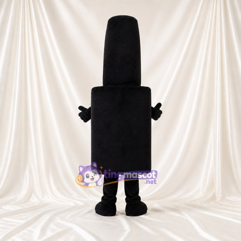 Rouge à Lèvres Noir Costume de mascotte intégral pour adultes Promotions