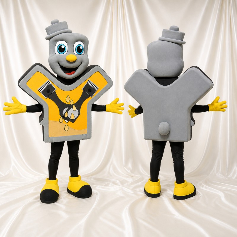 Engine Oil Character Mascot Costume Full Body for Adults Trade Shows