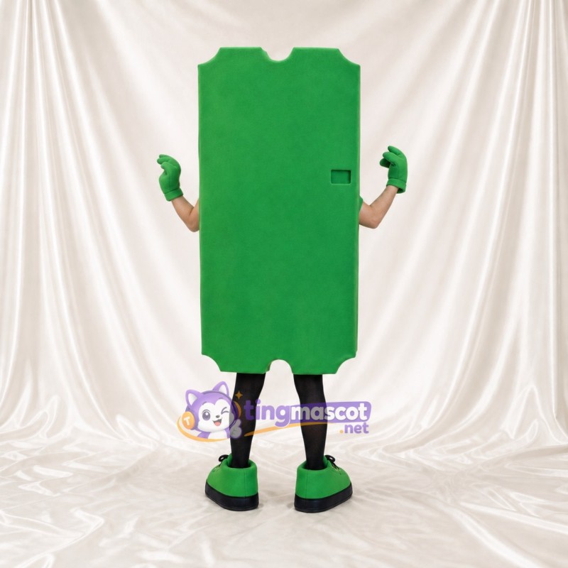 Ticket Mascot Costume Full Body for Adults Trade Shows
