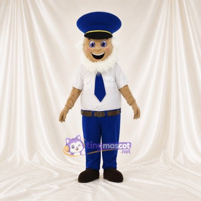 Officier Costume de mascotte intégral pour adultes Promotions