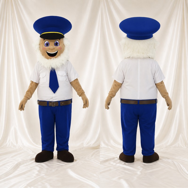 Officier Costume de mascotte intégral pour adultes Promotions