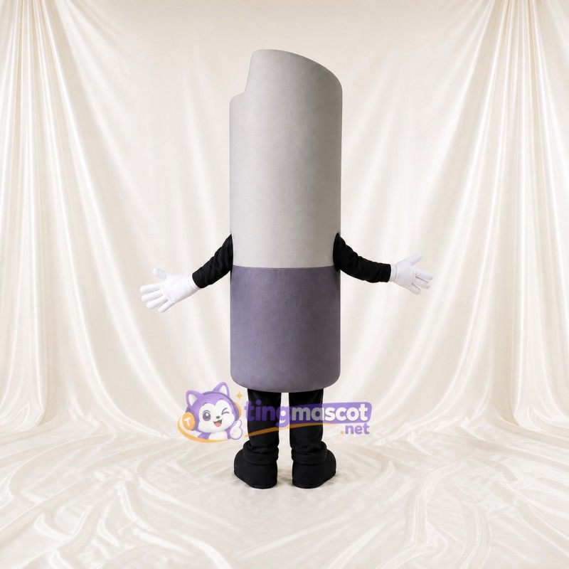 Silver Marker Pen Mascot Costume Full Body for Adults School Events