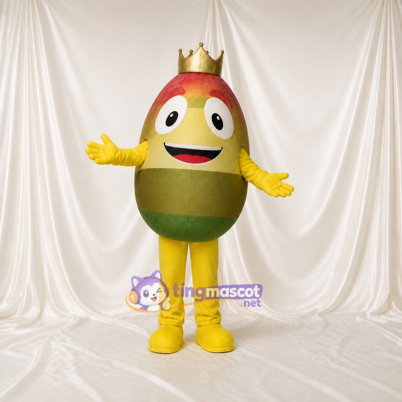 Royal Egg Mascot Costume Full Body for Adults School Events