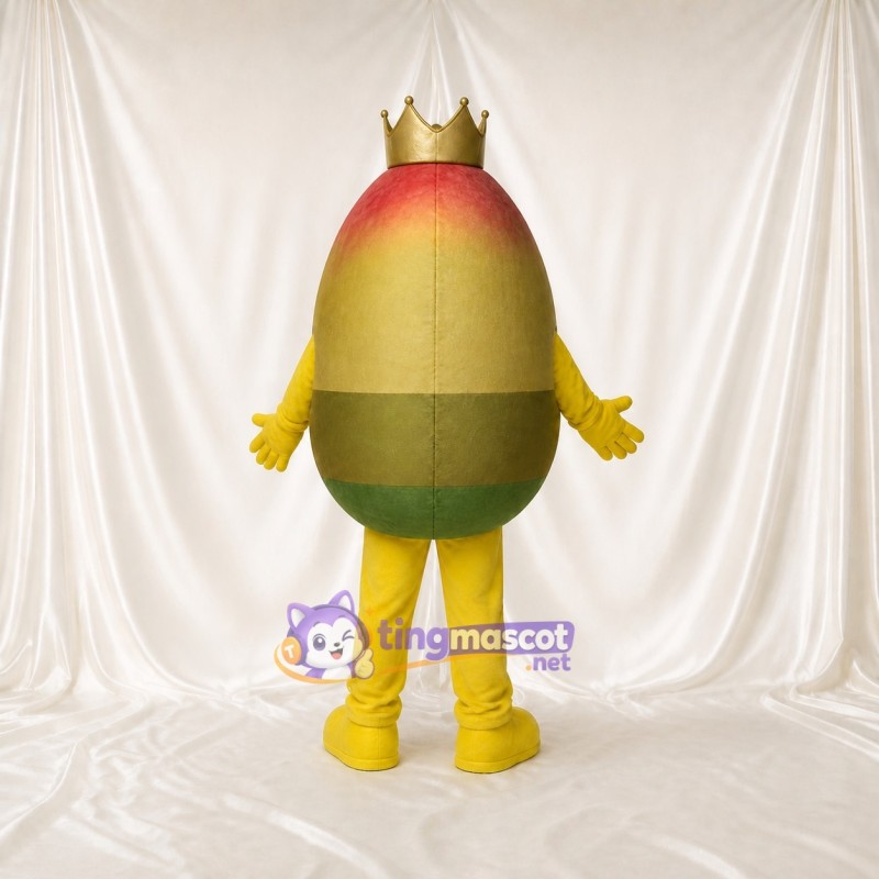 Royal Egg Mascot Costume Full Body for Adults School Events