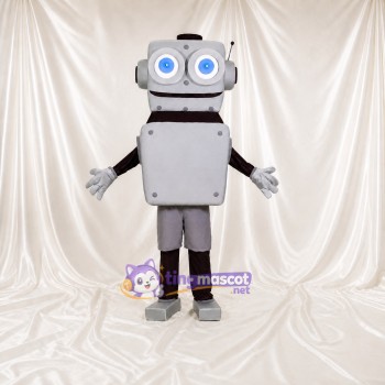 Digitales Augen Roboter Maskottchenkostüm Ganzkörper für Erwachsene Schulveranstaltungen