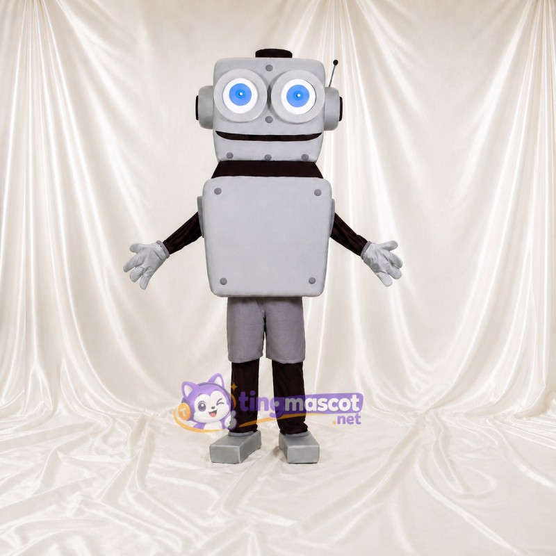 Digital Eye Robot Mascot Costume Full Body for Adults School Events