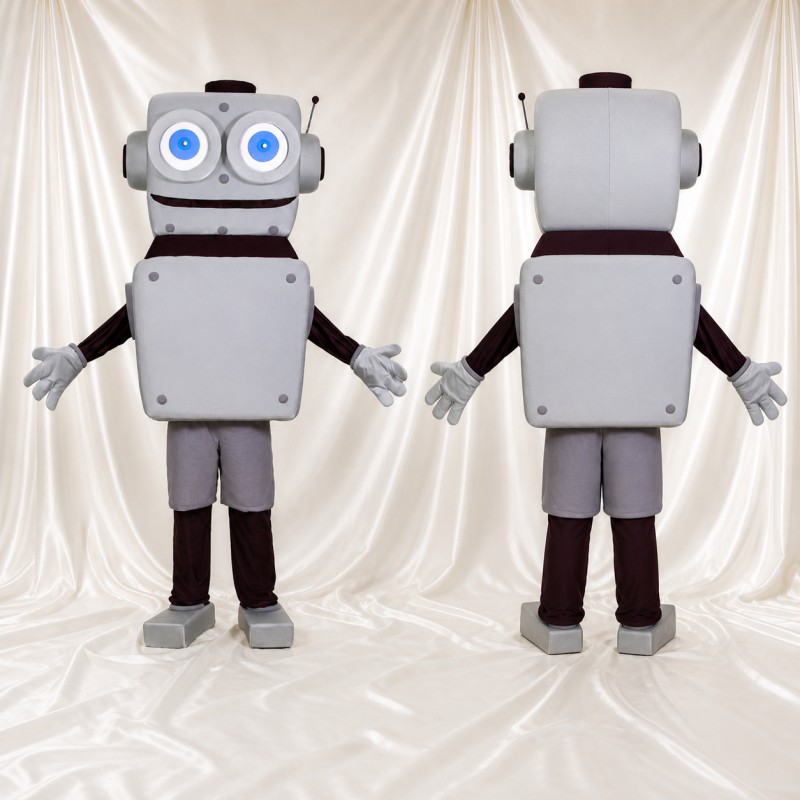 Digital Eye Robot Mascot Costume Full Body for Adults School Events