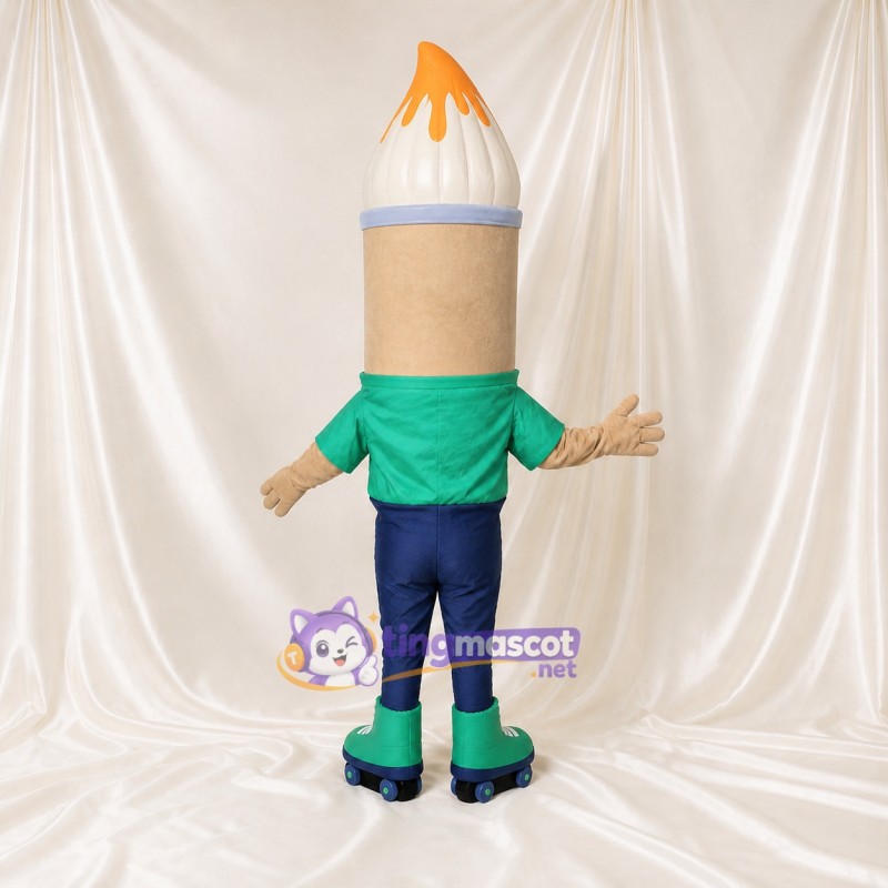 Paint Brush Mascot Costume Full Body for Adults School Events