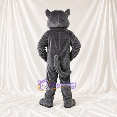 Costume de mascotte loup à ventre blanc intégral pour adultes – événements scolaires