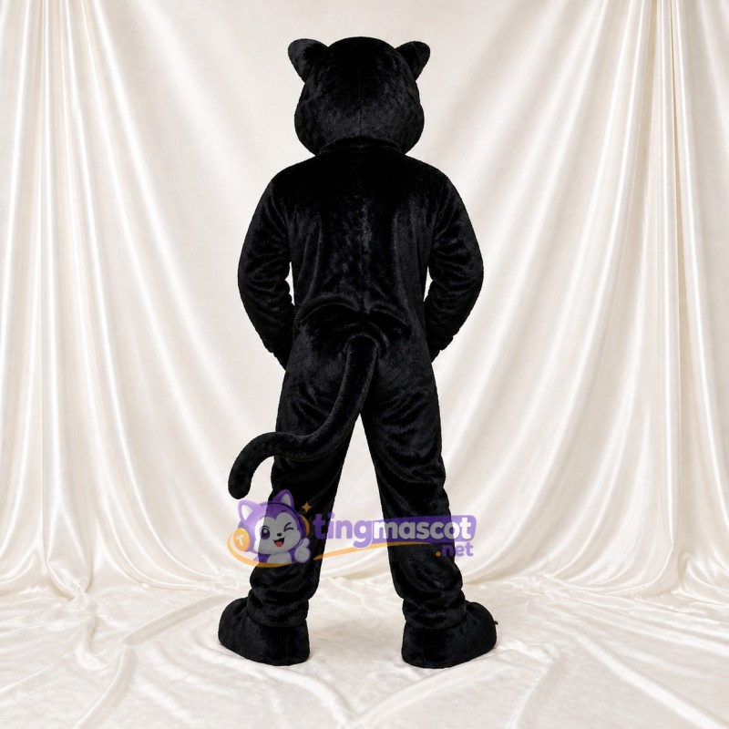 Panthère ventre vert Costume de mascotte intégral pour adultes Événements sportifs