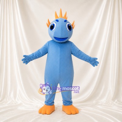 Spiky Monster Mascot Costume Full Body for Adults School Events