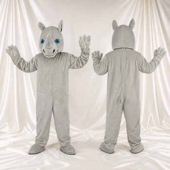 Rhino Mascot Costume Full Body for Adults Zoos