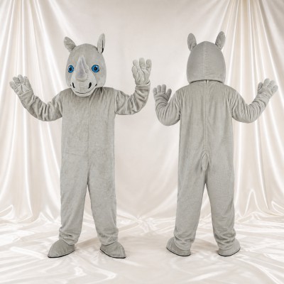 Rhino Mascot Costume Full Body for Adults Zoos
