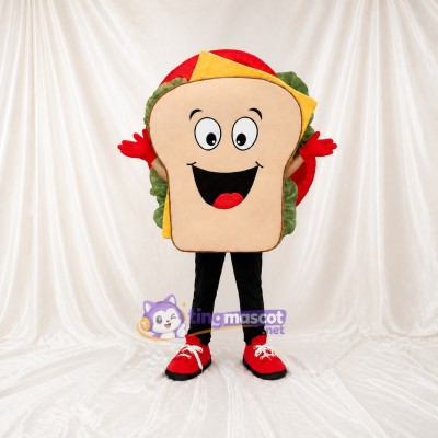 Sandwich Mascot Costume Full Body for Adults Food Events