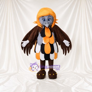 Brown Turkey Mascot Costume Full Body for Adults Food Events