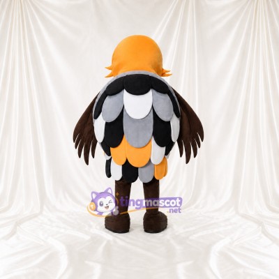 Brown Turkey Mascot Costume Full Body for Adults Food Events