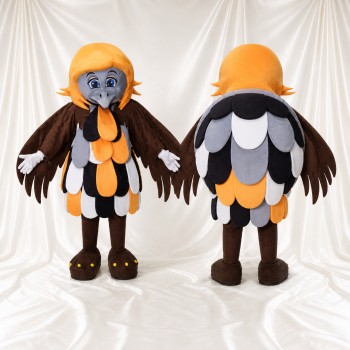 Brown Turkey Mascot Costume Full Body for Adults Food Events