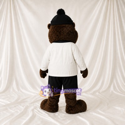 Castor Brun Foncé Costume de mascotte intégral pour adultes Événements sportifs