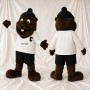 Castor Brun Foncé Costume de mascotte intégral pour adultes Événements sportifs