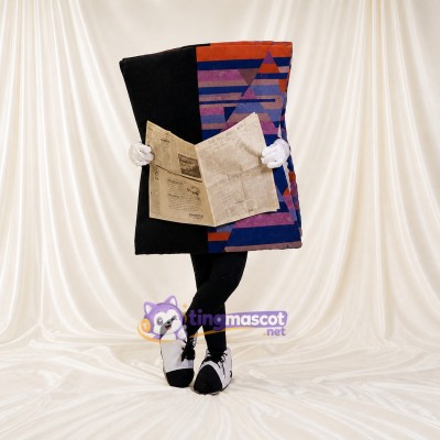 Newspaper Mascot Costume Full Body for Adults Trade Shows