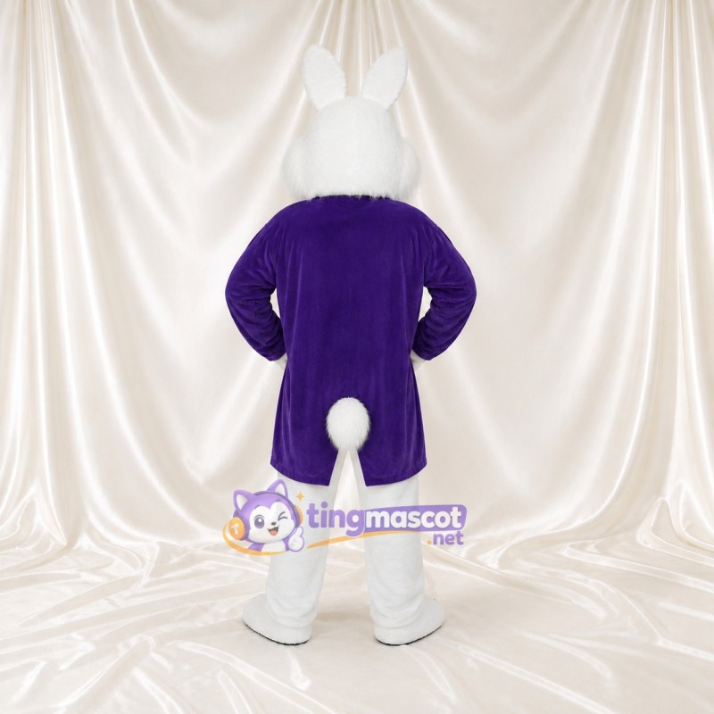 Rabbit Gentleman Mascot Costume Full Body for Adults Stage Events