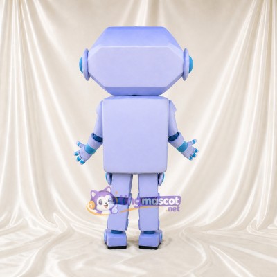 Lavender Robot Mascot Costume Full Body for Adults School Events