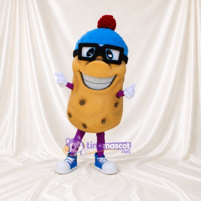 Tan Potato Mascot Costume Full Body for Adults Food Events