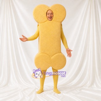 Bone Mascot Costume Full Body for Adults Health Events