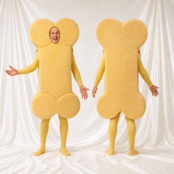 Bone Mascot Costume Full Body for Adults Health Events