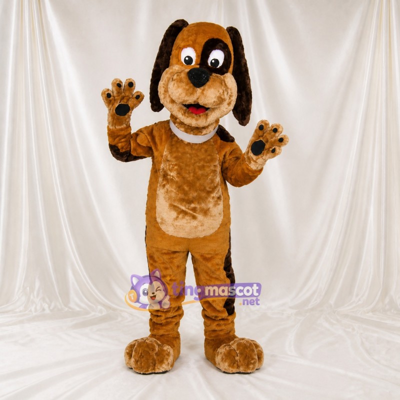 Long Floppy Dog Mascot Costume Full Body for Adults School Events