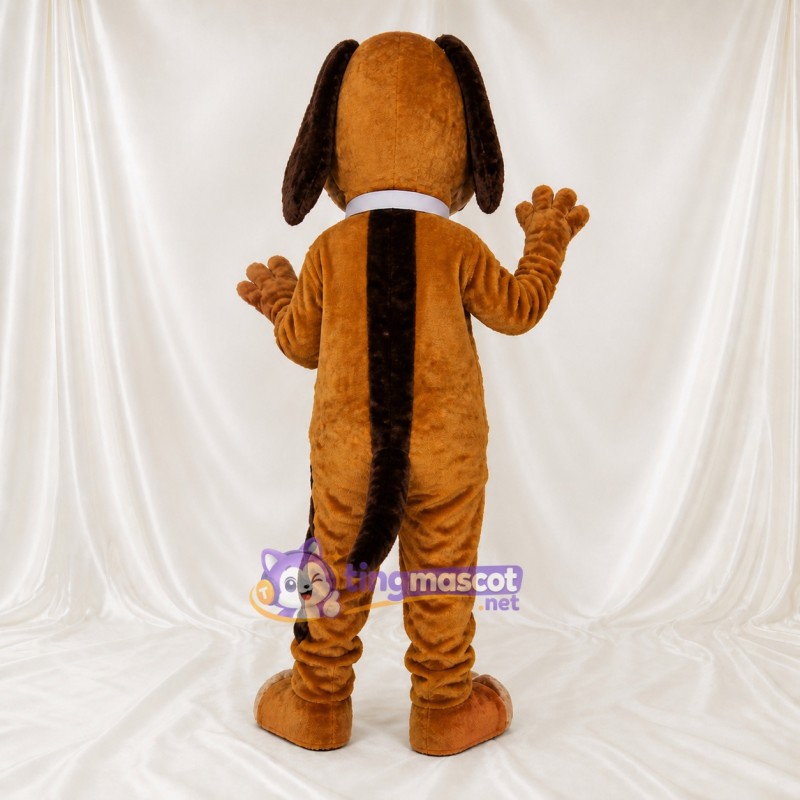Long Floppy Dog Mascot Costume Full Body for Adults School Events