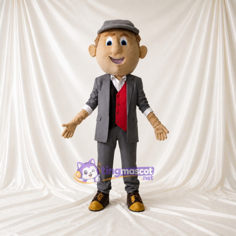 Businessman Mascot Costume Full Body for Adults Promotions