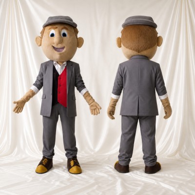 Businessman Mascot Costume Full Body for Adults Promotions