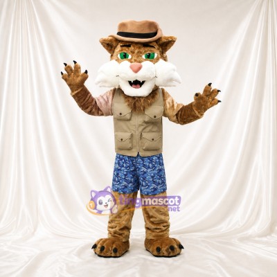 Costume de mascotte chat sauvage guide intégral pour adultes – zoos