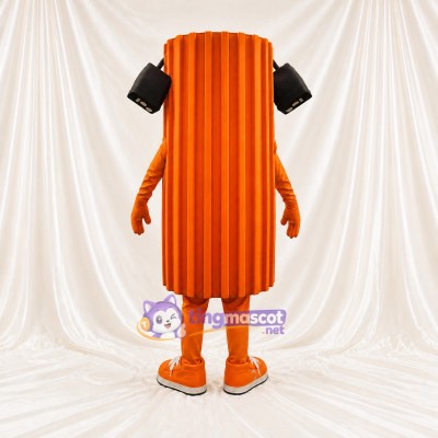 Ribbed Device Character Mascot Costume Full Body for Adults Trade Shows