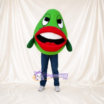 Leaf Character Mascot Costume Full Body for Adults School Events