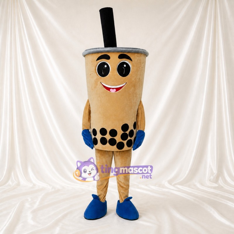 Bubble Tea Mascot Costume Full Body for Adults Food Events