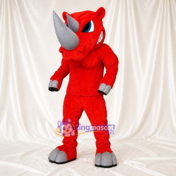 Rhino Mascot Costume Full Body for Adults Sports Events