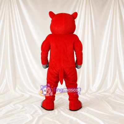 Rhino Mascot Costume Full Body for Adults Sports Events