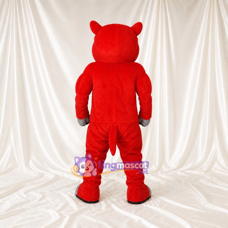Rhino Mascot Costume Full Body for Adults Sports Events