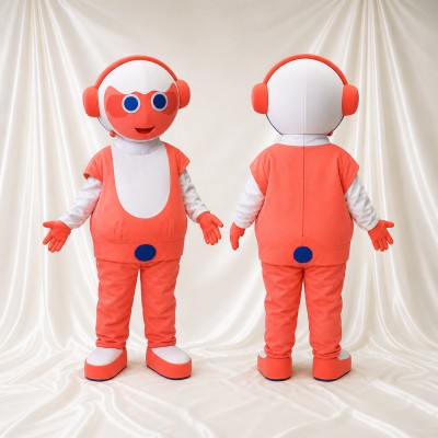 Music Character Mascot Costume Full Body for Adults Tech Events