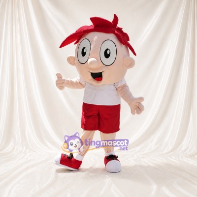 Young Boy Mascot Costume Full Body for Adults School Events