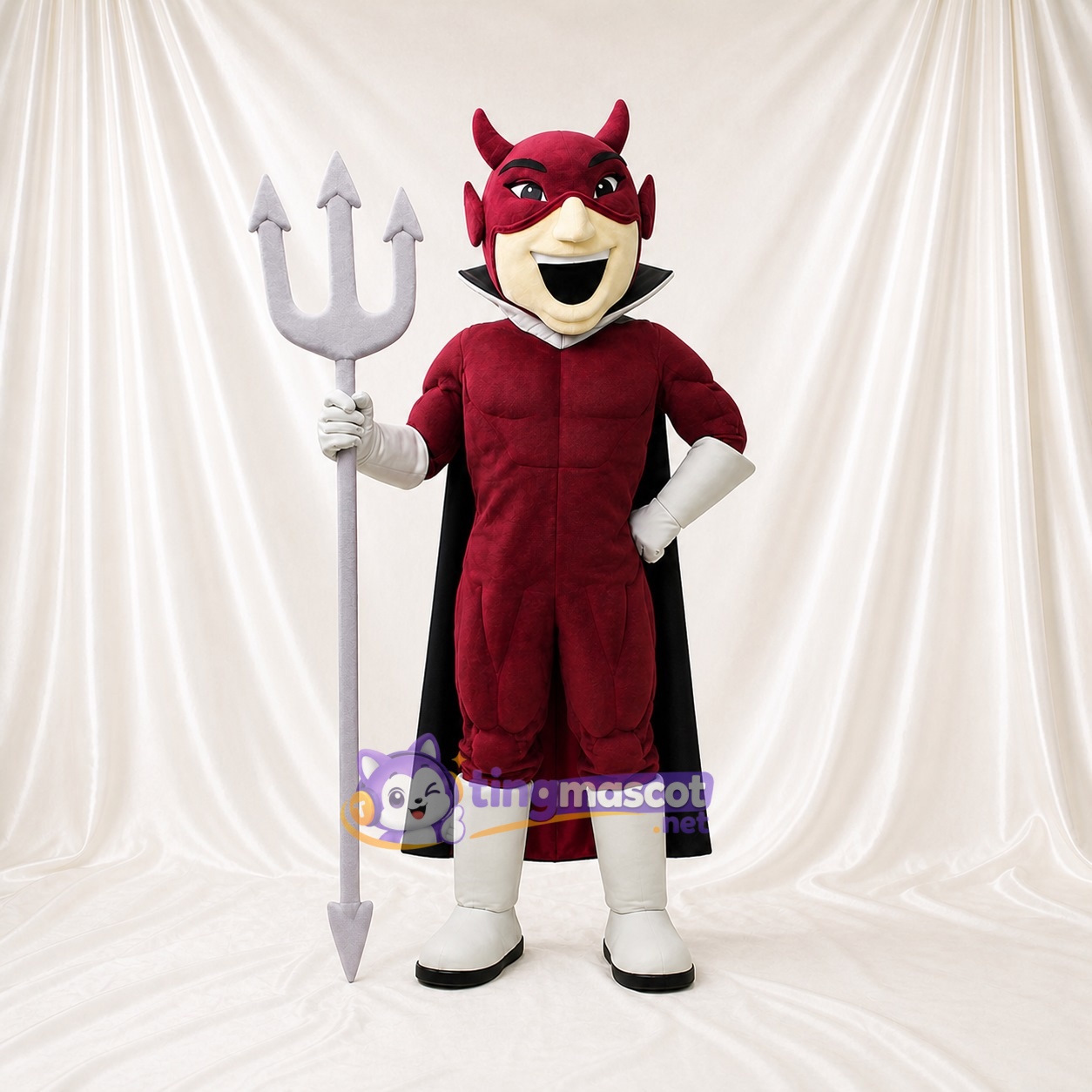 Devil Mascot Costume Full Body for Adults Stage Events Devil Mascot Costume Full Body for Adults Stage Events