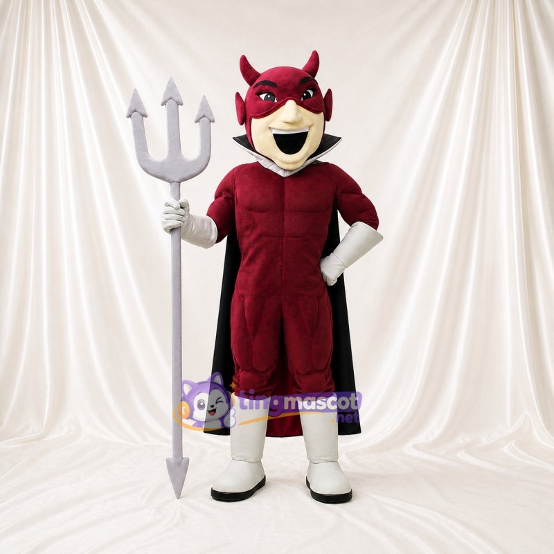 Devil Mascot Costume Full Body for Adults Stage Events