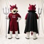 Devil Mascot Costume Full Body for Adults Stage Events